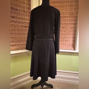 Max Studio Black Polka Dot Dress